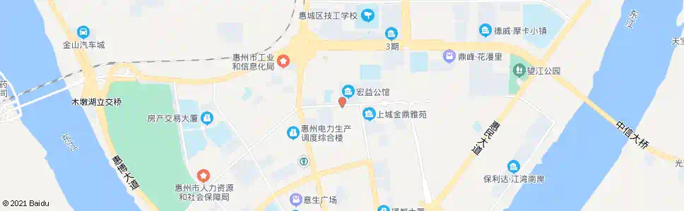 惠州新江路_公交站地图_惠州公交_妙搜公交查询2024