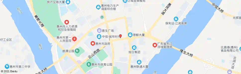 惠州云山东路锦源国际_公交站地图_惠州公交_妙搜公交查询2024