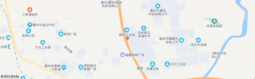 惠州民盛路_公交站地图_惠州公交_妙搜公交查询2024