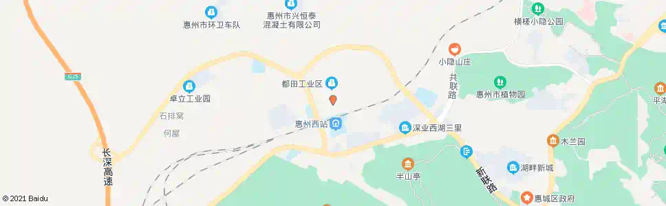 惠州共联市场_公交站地图_惠州公交_妙搜公交查询2024