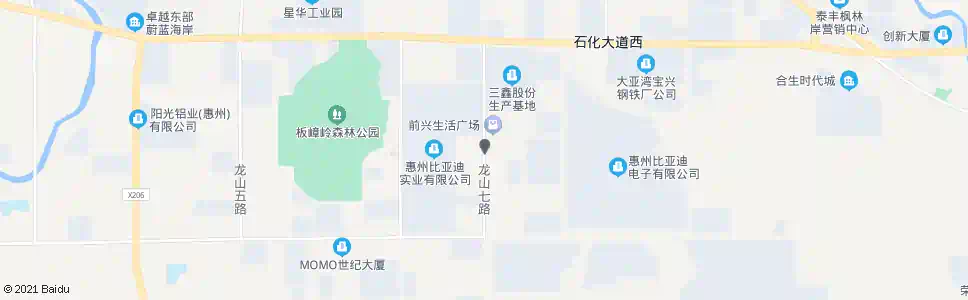 惠州比亚迪东门_公交站地图_惠州公交_妙搜公交查询2024