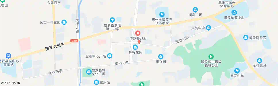 惠州休闲广场南_公交站地图_惠州公交_妙搜公交查询2024