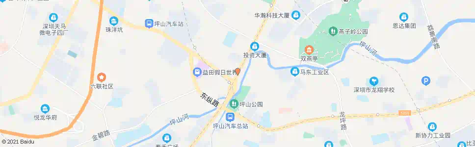 惠州坪山电子城2_公交站地图_惠州公交_妙搜公交查询2024