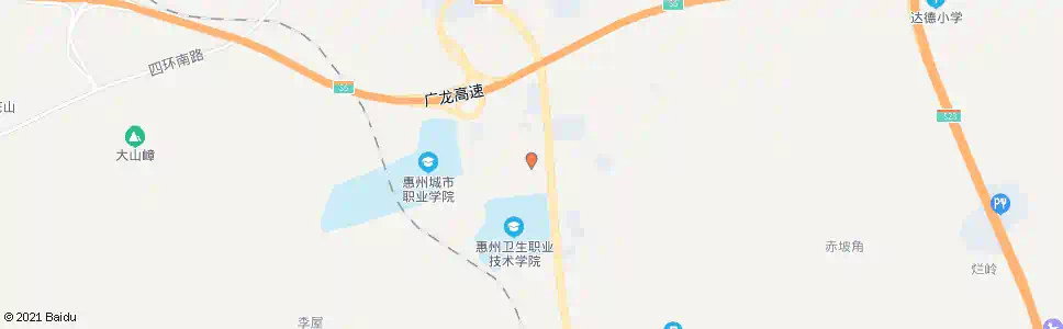 惠州中职城路口_公交站地图_惠州公交_妙搜公交查询2024