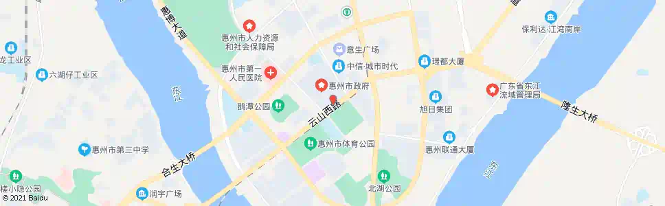 惠州银海工业区_公交站地图_惠州公交_妙搜公交查询2024