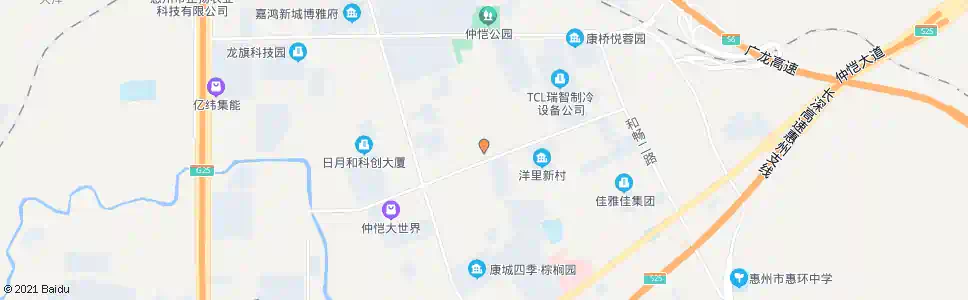 惠州红旗市场_公交站地图_惠州公交_妙搜公交查询2024