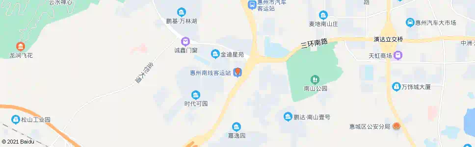 惠州南联天桥_公交站地图_惠州公交_妙搜公交查询2024