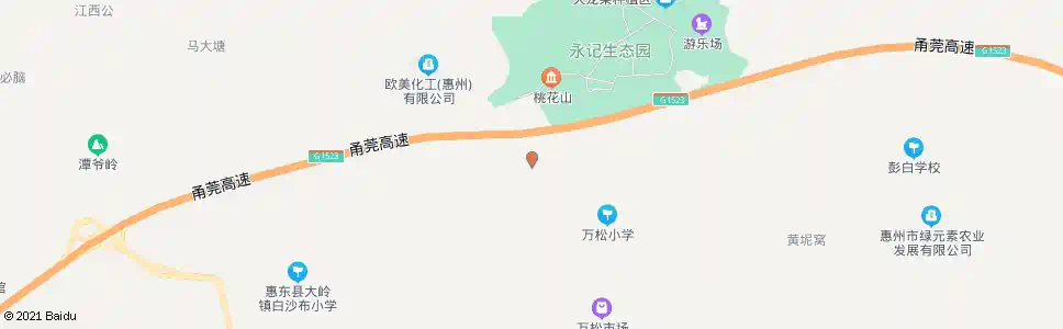 惠州大窝底村_公交站地图_惠州公交_妙搜公交查询2024