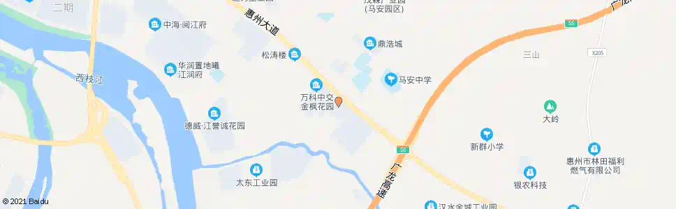 惠州稔岗村_公交站地图_惠州公交_妙搜公交查询2024