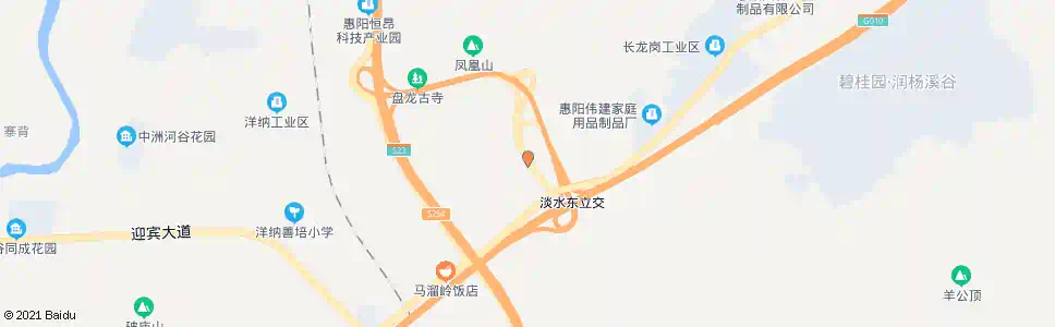 惠州淡水东高速路口_公交站地图_惠州公交_妙搜公交查询2024