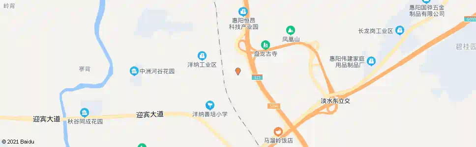 惠州旱塘坳_公交站地图_惠州公交_妙搜公交查询2024