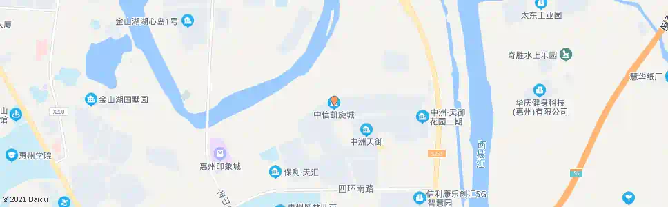 惠州中信凯旋城_公交站地图_惠州公交_妙搜公交查询2024