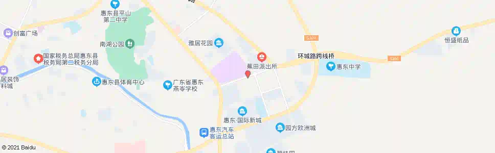 惠州粤惠超市_公交站地图_惠州公交_妙搜公交查询2024