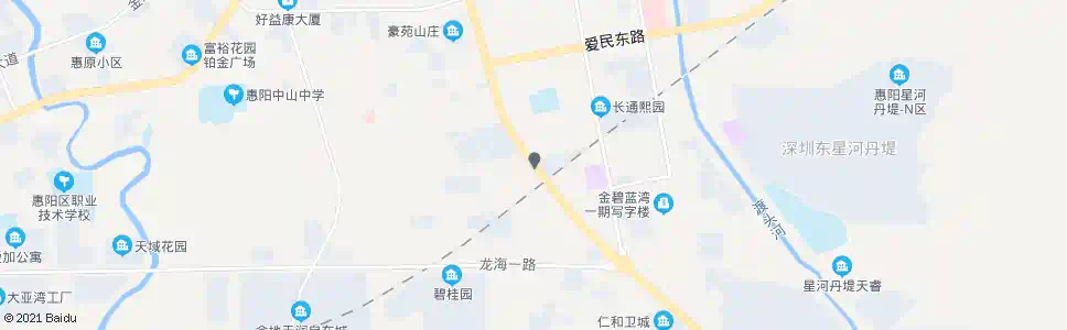 惠州中天彩虹城南_公交站地图_惠州公交_妙搜公交查询2024