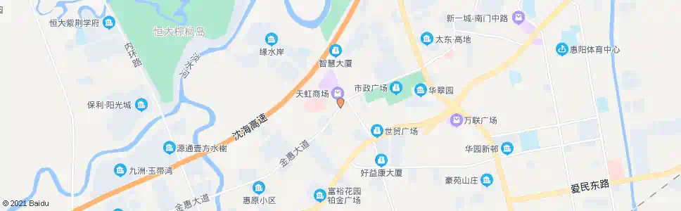 惠州三和医院路口_公交站地图_惠州公交_妙搜公交查询2024