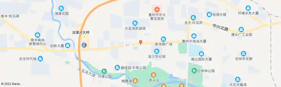 惠州移民村路口_公交站地图_惠州公交_妙搜公交查询2024