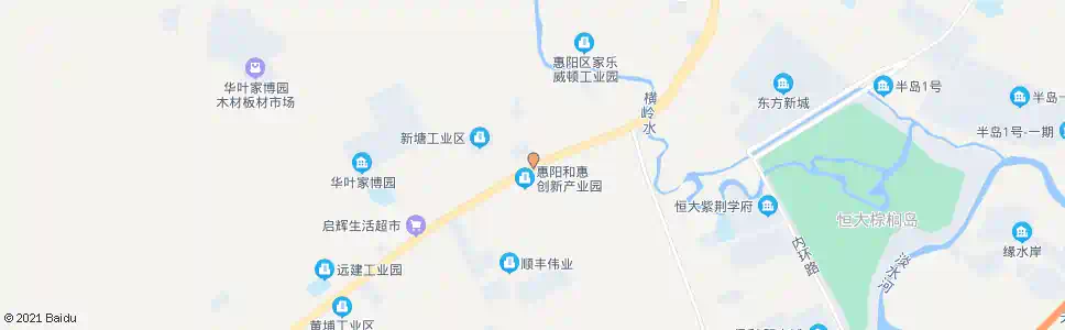 惠州新塘村_公交站地图_惠州公交_妙搜公交查询2024