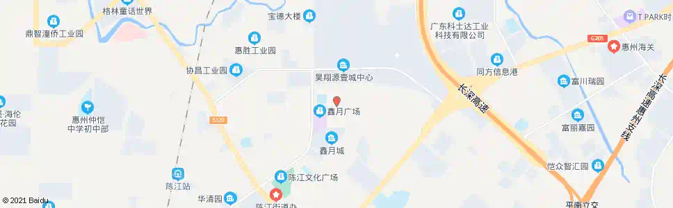 惠州仲恺体育馆_公交站地图_惠州公交_妙搜公交查询2024