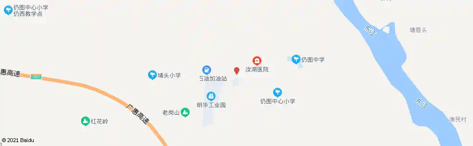 惠州仍图派出所_公交站地图_惠州公交_妙搜公交查询2024