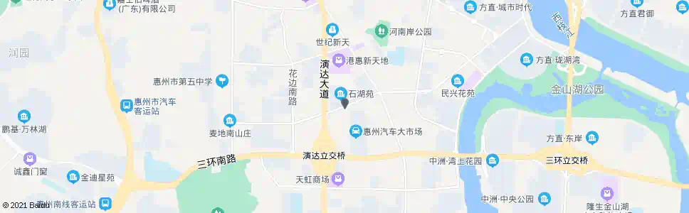 惠州和地路_公交站地图_惠州公交_妙搜公交查询2024