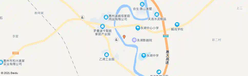 惠州永湖惠民桥_公交站地图_惠州公交_妙搜公交查询2024