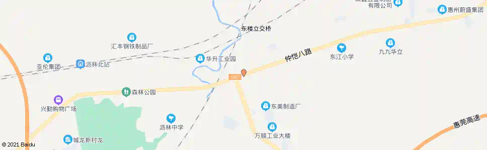 惠州朱斗岭路口_公交站地图_惠州公交_妙搜公交查询2024