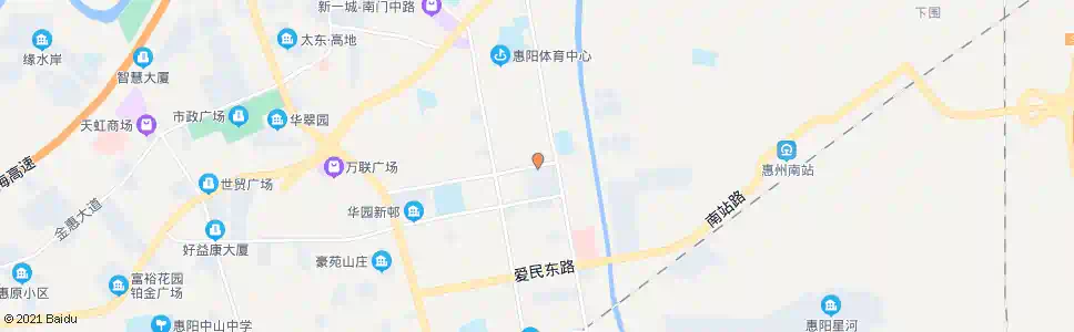 惠州华侨新村_公交站地图_惠州公交_妙搜公交查询2024