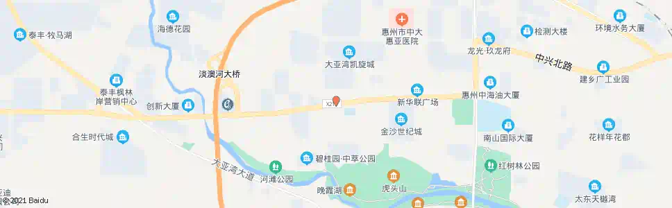 惠州沙场路口_公交站地图_惠州公交_妙搜公交查询2024