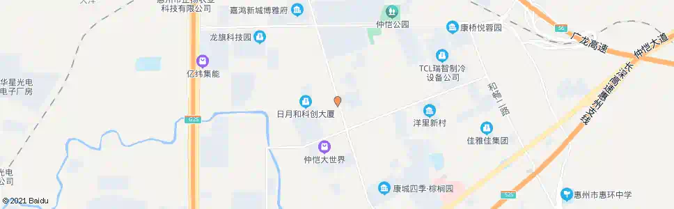 惠州TCL手机老厂_公交站地图_惠州公交_妙搜公交查询2024