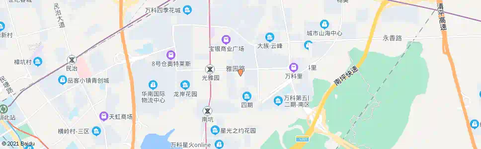 深圳龙城文化产业园_公交站地图_深圳公交_妙搜公交查询2024