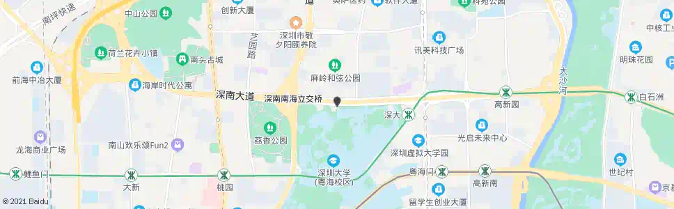 深圳深大文科楼_公交站地图_深圳公交_妙搜公交查询2024