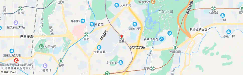 深圳怡景地铁站2_公交站地图_深圳公交_妙搜公交查询2024