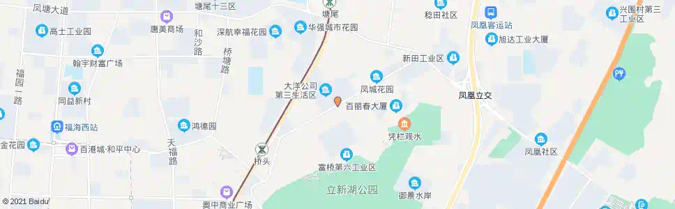 深圳凤凰里_公交站地图_深圳公交_妙搜公交查询2024