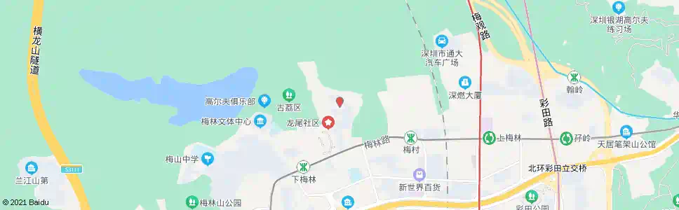 深圳七支队宿舍_公交站地图_深圳公交_妙搜公交查询2024