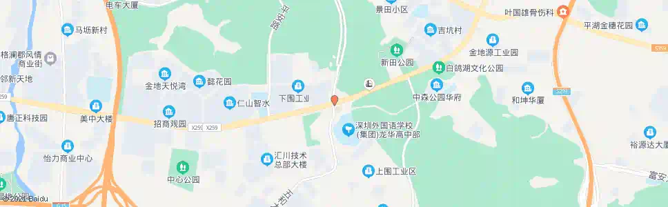 深圳樟坑径下围村口_公交站地图_深圳公交_妙搜公交查询2024