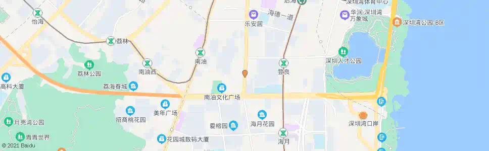 深圳后海新村_公交站地图_深圳公交_妙搜公交查询2024