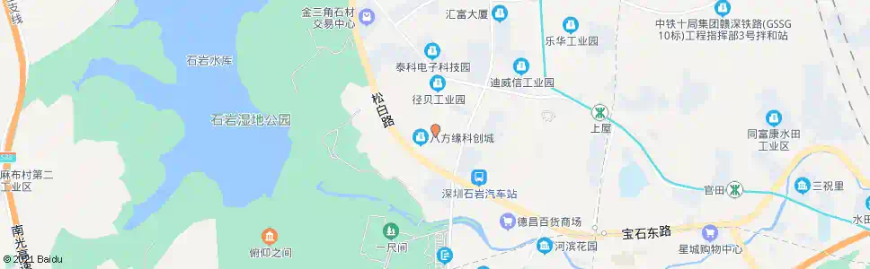 深圳华夏园_公交站地图_深圳公交_妙搜公交查询2024