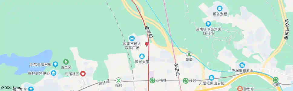 深圳梅坳三路_公交站地图_深圳公交_妙搜公交查询2024