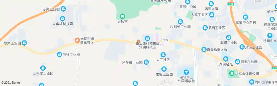 深圳大水坑一村_公交站地图_深圳公交_妙搜公交查询2024