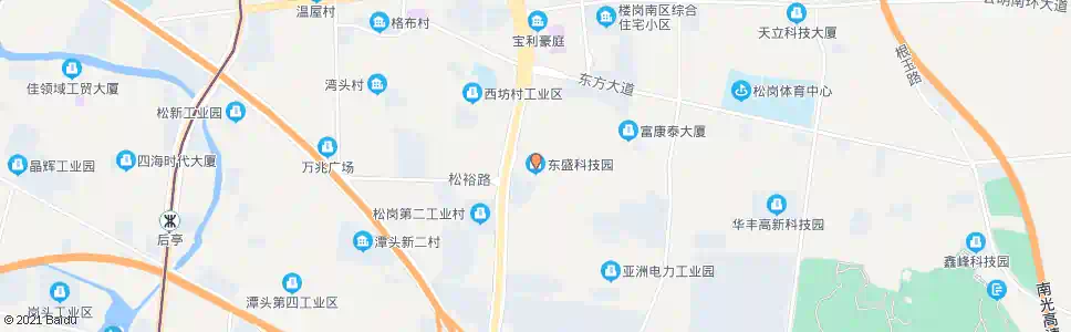 深圳东盛科技园_公交站地图_深圳公交_妙搜公交查询2024