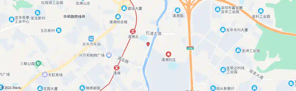 深圳龙华新区办事大厅_公交站地图_深圳公交_妙搜公交查询2024