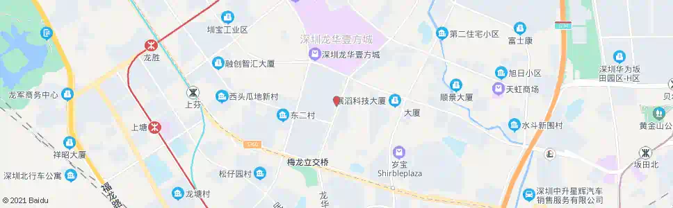 深圳风和日丽东_公交站地图_深圳公交_妙搜公交查询2024