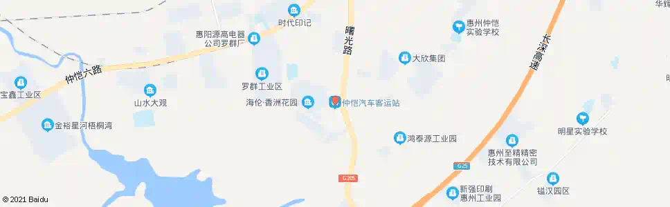 深圳仲恺汽车客运站_公交站地图_深圳公交_妙搜公交查询2024