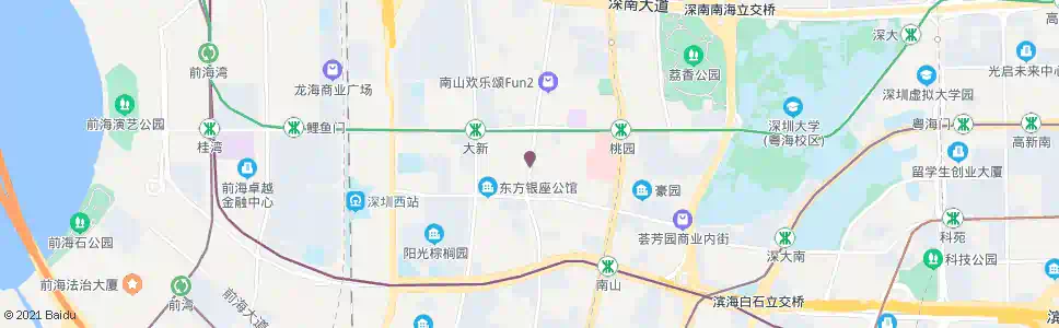 深圳田厦村_公交站地图_深圳公交_妙搜公交查询2024