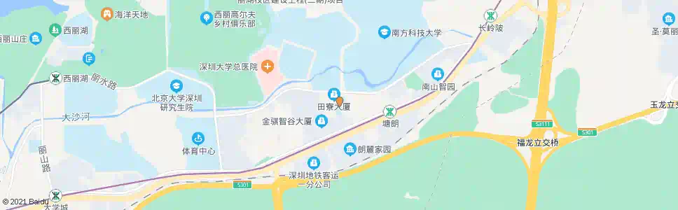 深圳塘朗小学_公交站地图_深圳公交_妙搜公交查询2024