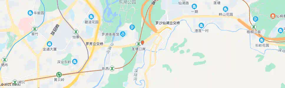 深圳莲塘2_公交站地图_深圳公交_妙搜公交查询2024