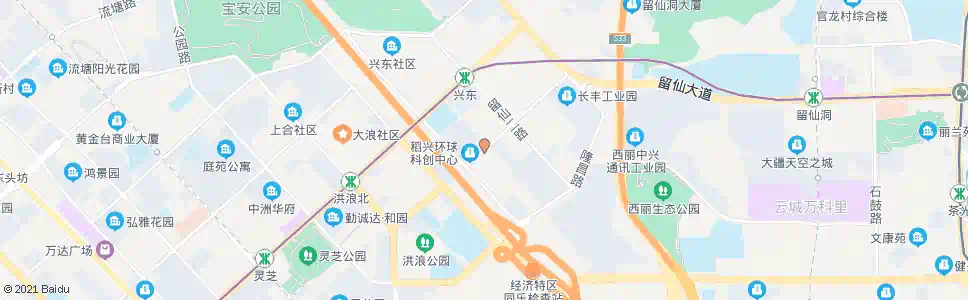 深圳庭威工业园_公交站地图_深圳公交_妙搜公交查询2024