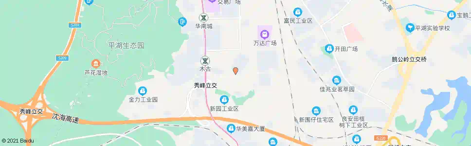 深圳新木村_公交站地图_深圳公交_妙搜公交查询2024