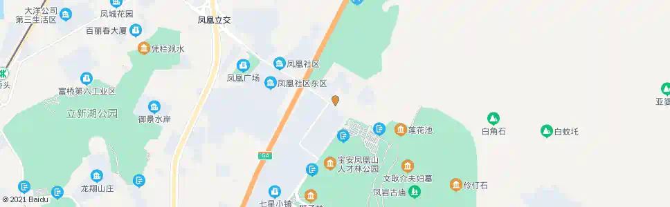 深圳凤凰第二工业区_公交站地图_深圳公交_妙搜公交查询2024