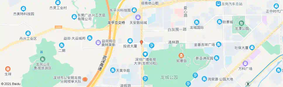 深圳黄阁坑市场_公交站地图_深圳公交_妙搜公交查询2024